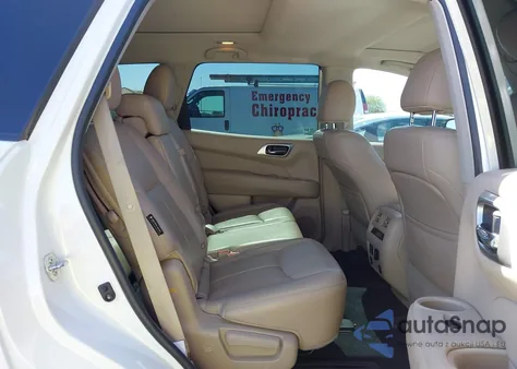 2018 Nissan Pathfinder Platinum из США, поврежденный, VIN 5N1DR2MN7JC637875